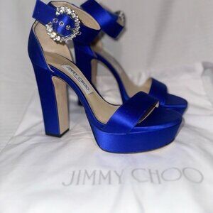 Jimmy Choo Mionne 120 Platforms with Crystal buckle
